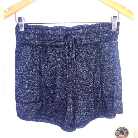KOHL'S SO LOUNGE LIFE SHORT sizeL Wide Waist Band w Drawstring Gray on Gray - Picture 1 of 9